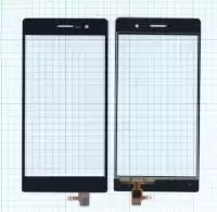 Сенсорное стекло (тачскрин) для Huawei Ascend P7, черный