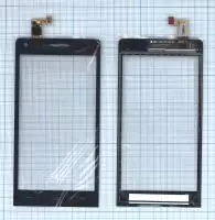 Сенсорное стекло (тачскрин) для Huawei Ascend G6, черный