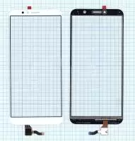 Сенсорное стекло (тачскрин) для Huawei Honor 7A Pro, Y6 2018, белый