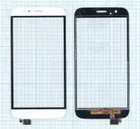 Сенсорное стекло (тачскрин) для Huawei G7 Plus, белый