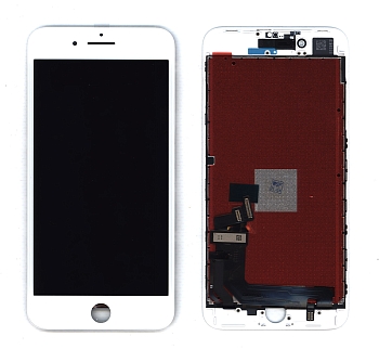 Дисплей Amperin для Apple iPhone 8 Plus в сборе с тачскрином (IPS) белый