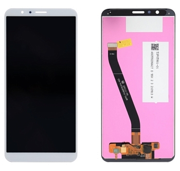 Дисплей Huawei Honor 7X, Mate SE (BND-L21, BND-L34)+тачскрин (белый)
