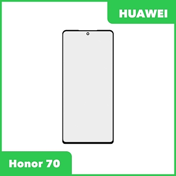 Стекло для переклейки Huawei Honor 70 (черный)