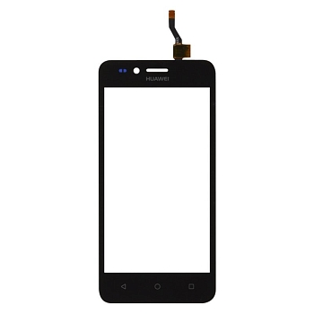 Сенсорное стекло (тачскрин) для Huawei Ascend Y3ii (3G), черный