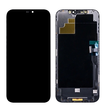Дисплей (экран в сборе) для телефона Apple iPhone 12 Pro Max (OLED) черный