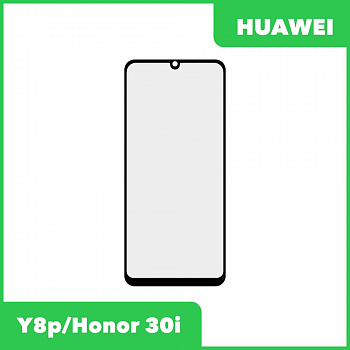 G+OCA PRO стекло для переклейки Huawei Y8p (AQM-LX1), Honor 30i (LRA-LX1) (черный)