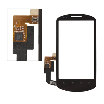 Сенсорное стекло (тачскрин) для Huawei Ideos X5 Pro U8800, черный
