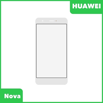 Стекло для переклейки дисплея Huawei Nova (CAN-L11), белый