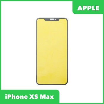 Стекло для переклейки дисплея Apple iPhone XS Max, черный (оригинал)