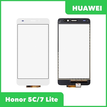Сенсорное стекло (тачскрин) для Huawei Honor 5C (NEM-L51), Honor 7 Lite, белый
