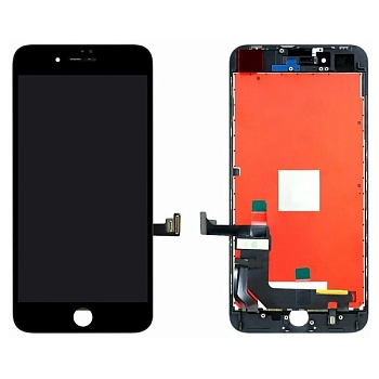 Дисплей для Apple iPhone 8 Plus + тачскрин, черный, с рамкой (Premium)
