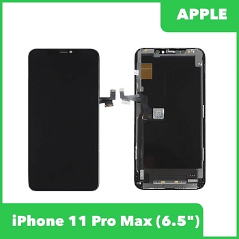 Модуль для Apple iPhone 11 Pro Max с тачскрином, черный