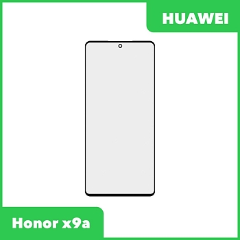 Стекло + OCA плёнка для переклейки Huawei Honor x9a (черный)
