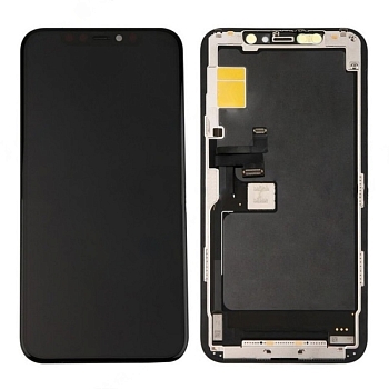 Дисплей для iPhone 11 Pro + тачскрин черный с рамкой (In-Cell JK)
