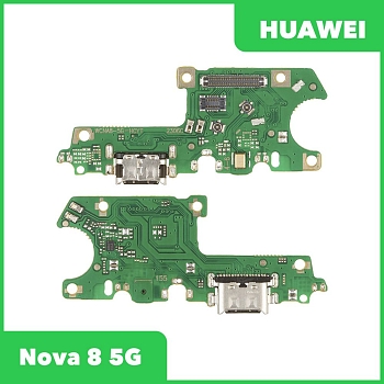 Разъем зарядки для телефона Huawei Nova 8 5G (ANG-AN00), микрофон