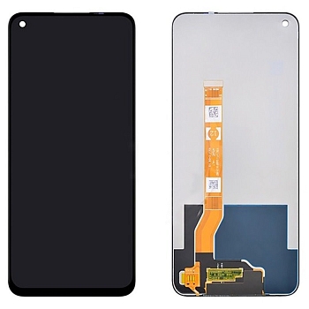 Дисплей для Realme 8i, 9i, Oppo A96 4G, Narzo 50 4G + тачскрин (черный) (100% LCD)