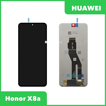 LCD дисплей для Huawei Honor X8a (CTR-LX1) с тачскрином, 100% оригинал (черный)