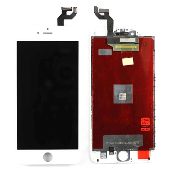 Дисплей для Apple iPhone 6S + тачскрин белый с рамкой (Premium)