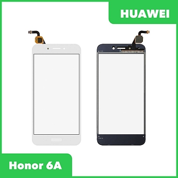 Сенсорное стекло (тачскрин) для Huawei Honor 6A (DLI-TL20), белый