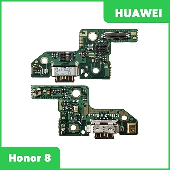 Разъем зарядки для телефона Huawei Honor 8 c микрофоном