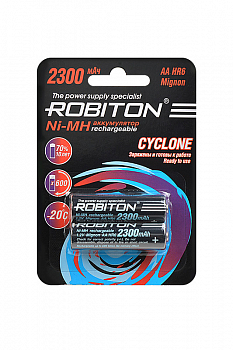 Аккумулятор Robiton CYCLONE RTU2300MHAA BL2, 1 штука