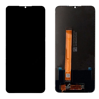 Дисплей (экран в сборе) для телефона Realme C25S, черный