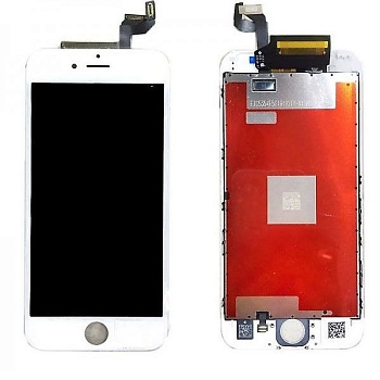 Модуль для Apple iPhone 6S, белый с рамкой (LCD)