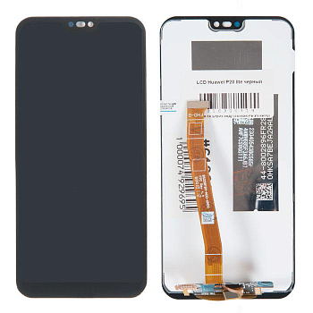 Дисплей в сборе с тачскрином для Huawei P20 Lite, Nova 3E черный (оригинал lcd)