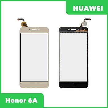 Сенсорное стекло (тачскрин) для Huawei Honor 6A (DLI-TL20), золотой