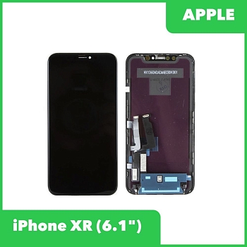 Модуль для Apple iPhone XR, черный (ZY) (COF)