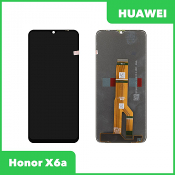 LCD дисплей для Huawei Honor X6a с тачскрином (черный) 100% оригинал