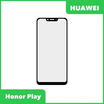 Стекло + OCA пленка для переклейки Huawei Honor Play (COR-L29), черный