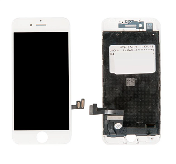 Модуль для Apple iPhone 7, белый с рамкой (LCD)