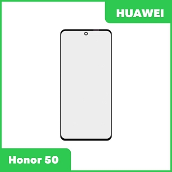 Стекло + OCA пленка для переклейки Huawei Honor 50 (NTH-NX9), черный