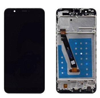 Дисплей Huawei P Smart, Enjoy 7S (FIG-LX1) в рамке (черный) ориг 100%