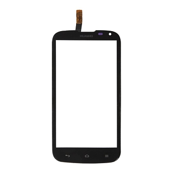 Сенсорное стекло (тачскрин) для Huawei G610, U20, черный