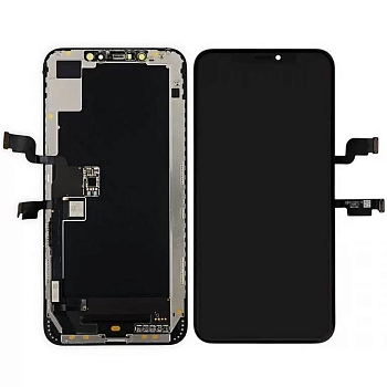 Дисплей для iPhone XS Max + тачскрин черный с рамкой (OLED LCD)