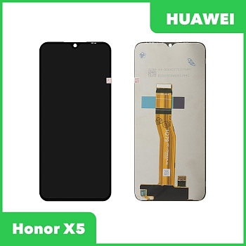 LCD дисплей для Huawei Honor X5 в сборе с тачскрином, 100% оригинал (черный)