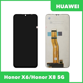 LCD дисплей для Huawei Honor X6 (VNE-LX1), Honor X8 5G (VNE-N41) с тачскрином 100% оригинал (черный)