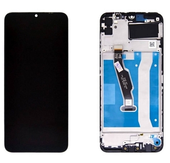 Дисплей Huawei Honor 9A, Y6p 2020 (MOA-LX9N, MED-LX9N) в рамке (черный)