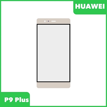 Стекло + OCA пленка для переклейки Huawei P9 Plus (VIE-L09), золотой