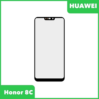 Стекло для переклейки дисплея Huawei Honor 8C (BKK-AL10), черный