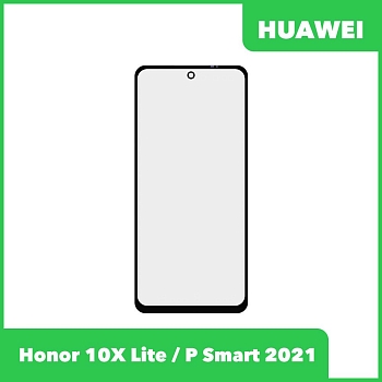 Стекло для переклейки дисплея Huawei P Smart (2021), черный