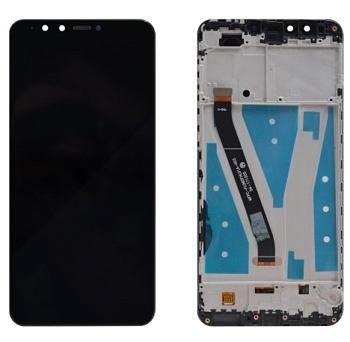 Дисплей Huawei Y9 2018 (FLA-LX1) в рамке (черный)