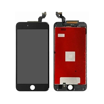 Дисплей (экран в сборе) для телефона Apple iPhone 6S, черный, с рамкой (Premium)