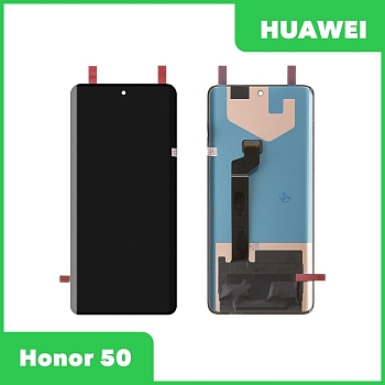 Дисплей (экран в сборе) для телефона Huawei Honor 50 (черный) 100% оригинал