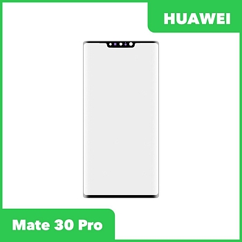 Стекло + OCA пленка для переклейки Huawei Mate 30 Pro (LIO-L09), черный