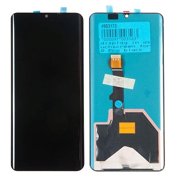 Дисплей в сборе с тачскрином для Huawei P30 Pro, черный OLED
