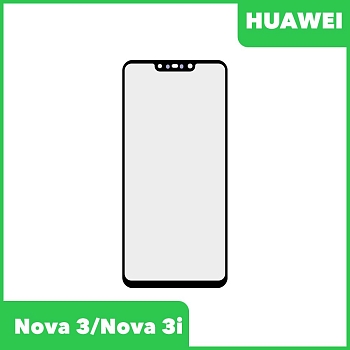 Стекло для переклейки дисплея Huawei Nova 3 (PAR-LX1), Nova 3i, черный