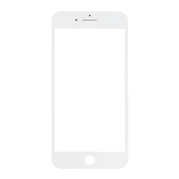 Стекло для переклейки дисплея Apple iPhone 8 Plus, в сборе с рамкой, белый